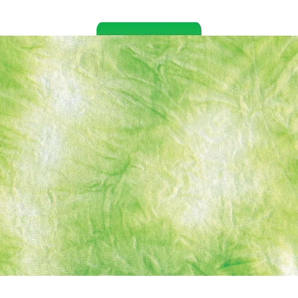 File Folders|Barker Creek Tie-Dye & Ombré File Folder, 1/3-Cut Tab, Letter Size, Assorted, 12/Pack (2014)