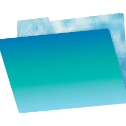 File Folders|Barker Creek Tie-Dye & Ombré File Folder, 1/3-Cut Tab, Letter Size, Assorted, 36/Set (4403)