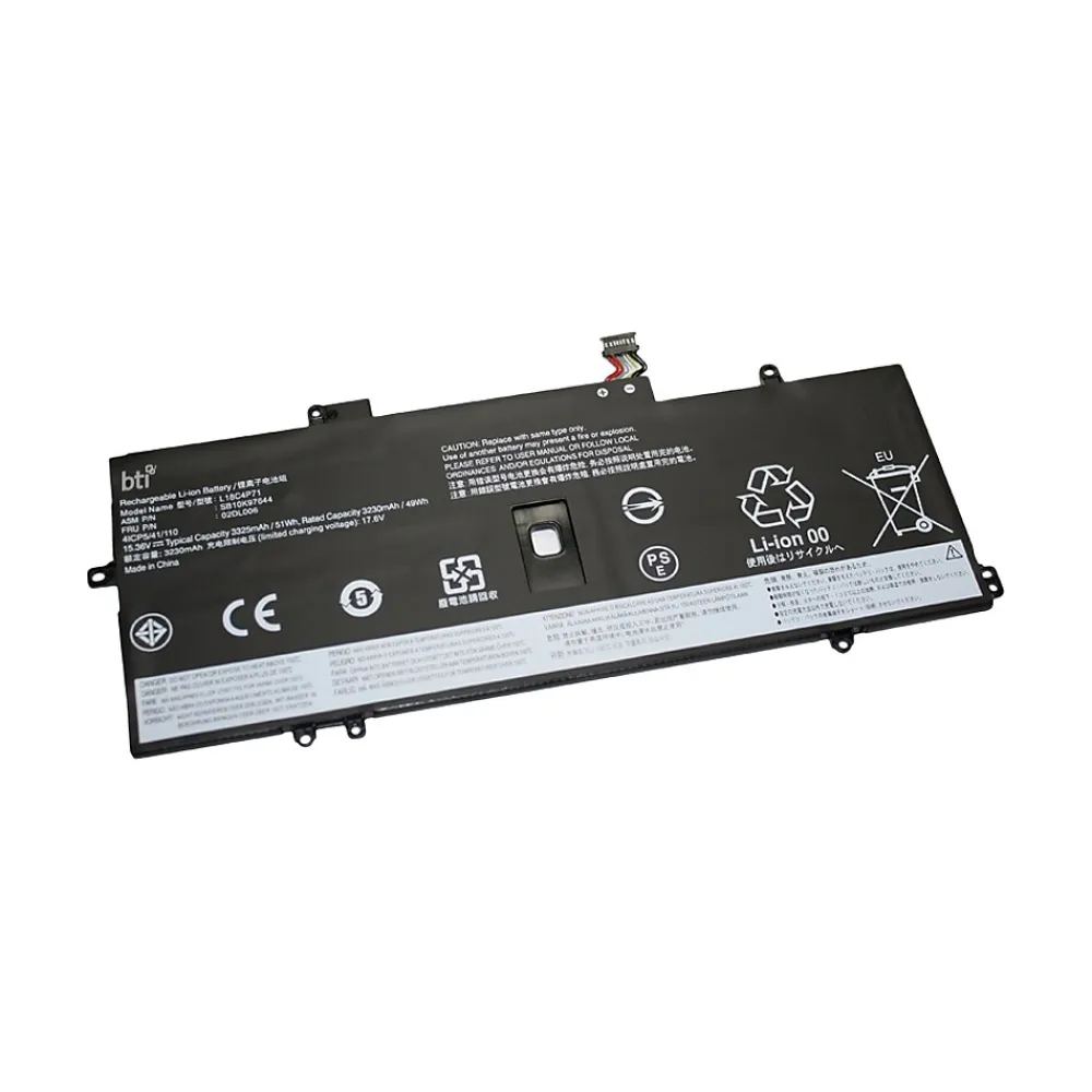 Battery Technology Li-Ion Replacement Battery for Lenovo Laptops, 3325mAh (L18M4P72-BTI)