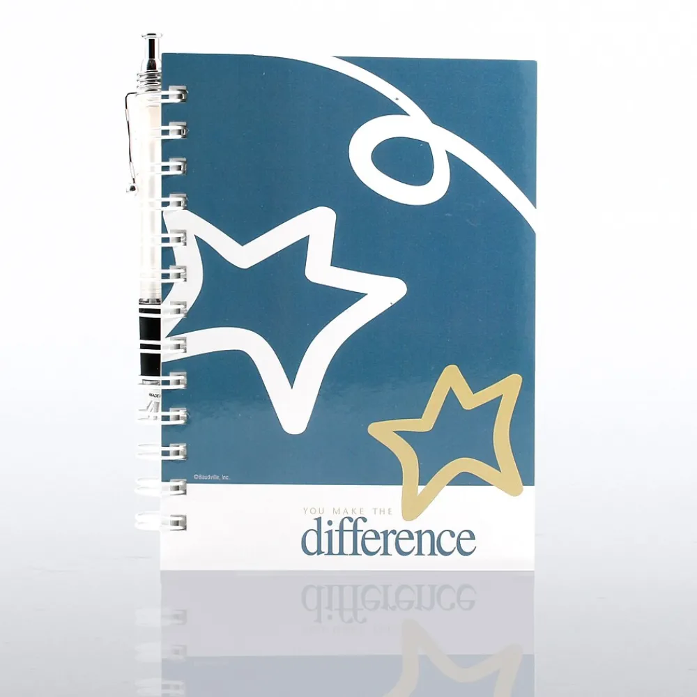 Journals|Baudville ® Hardcover Journal W/ Pen, You Make the Difference
