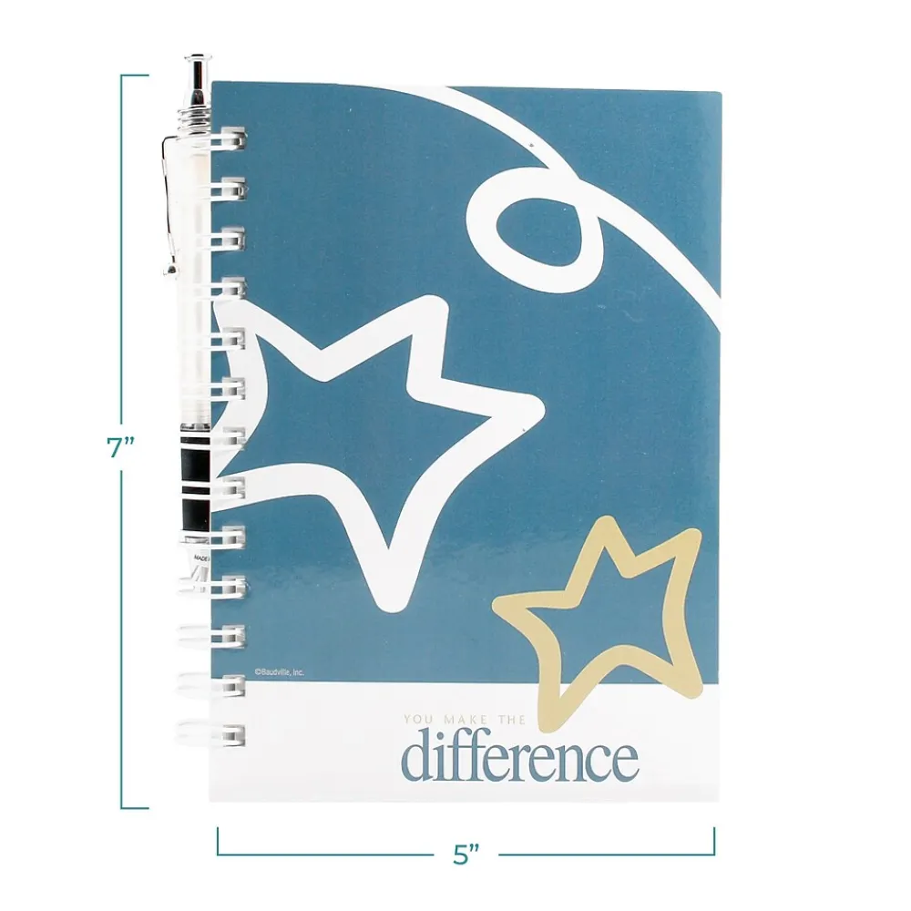 Journals|Baudville ® Hardcover Journal W/ Pen, You Make the Difference