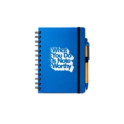 Journals|Baudville Journal, Wide-Ruled, Blue/White, 70 Pages, 5/Pack (1396063P531)