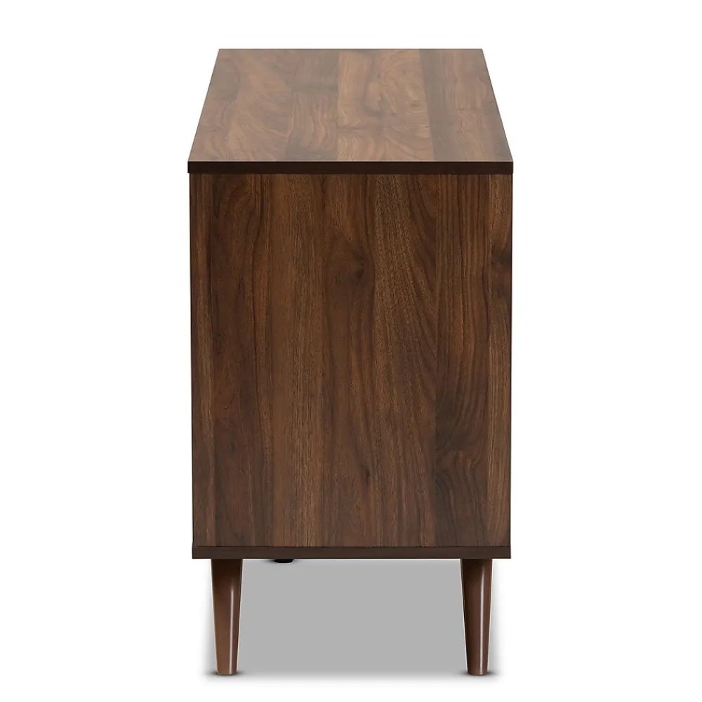Storage Cabinets*Baxton Studio Naoki 25.6" High 6-Drawer Dresser, Grey and Walnut (168-10930-HiT)