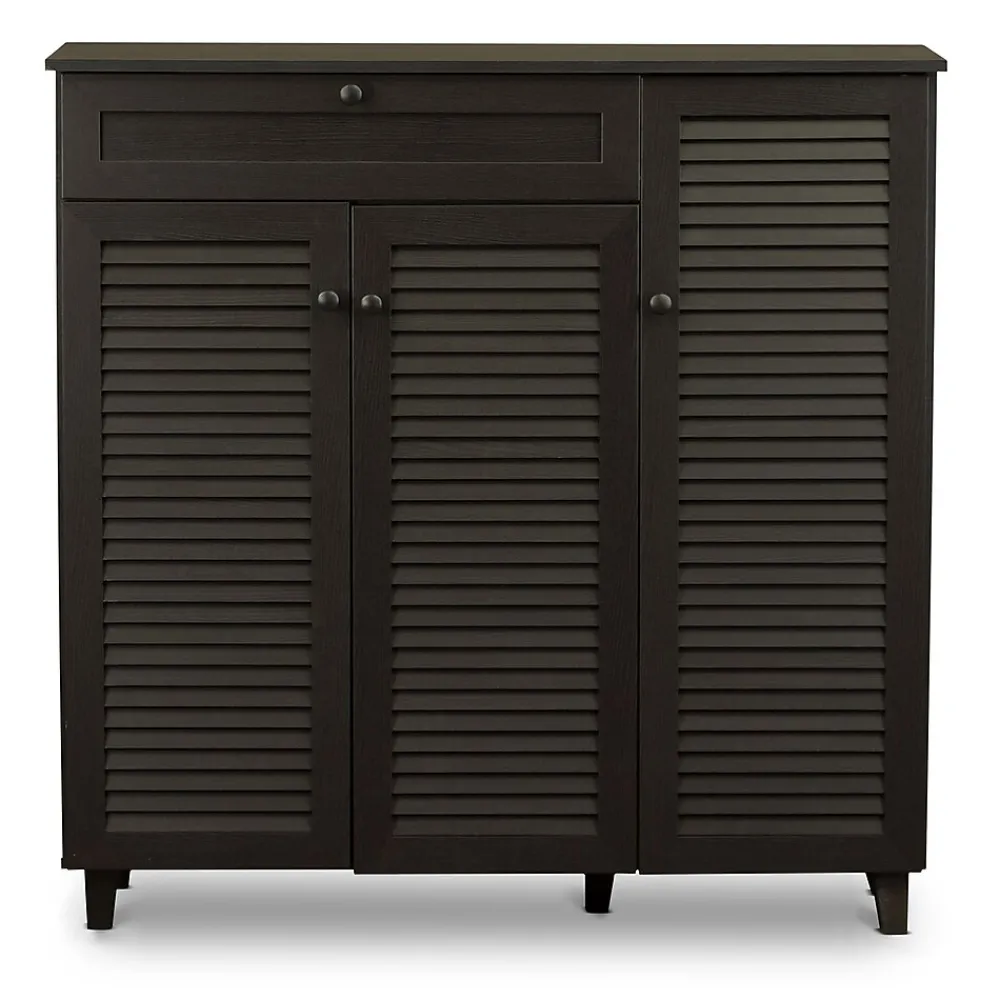 Storage Cabinets*Baxton Studio Pocillo 45.25'' W x 14.5'' D Storage Cabinet, Dark Brown (5308-STPL)