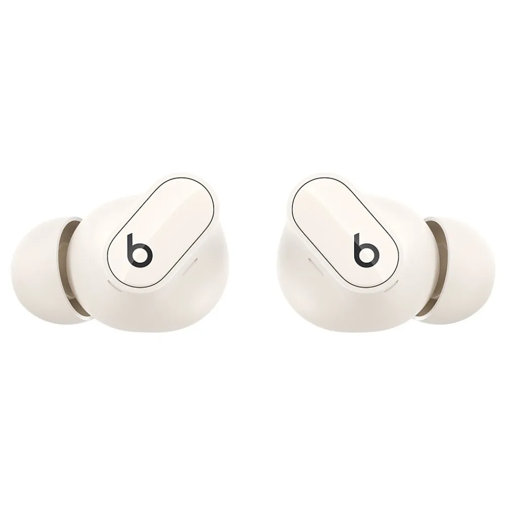 Studio Buds + Wireless Noise Canceling Bluetooth Earbuds, Ivory (MQLJ3LL/A)<Beats