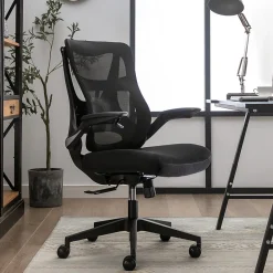 Ergonomic Chairs*Beautyrest ErgoMax Ergonomic Mesh Swivel Task Chair, (60078-BLK) Black