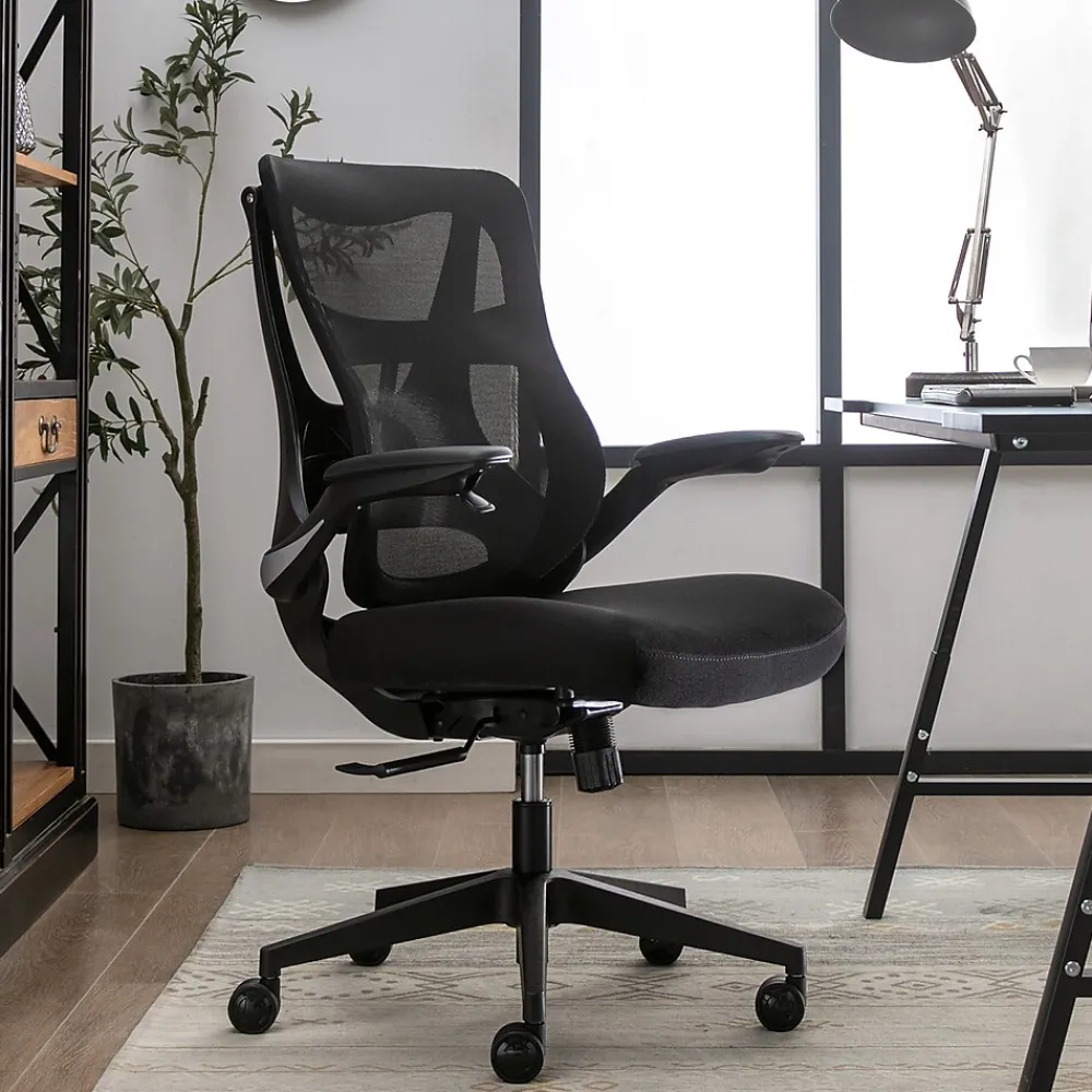 Ergonomic Chairs*Beautyrest ErgoMax Ergonomic Mesh Swivel Task Chair, (60078-BLK) Black