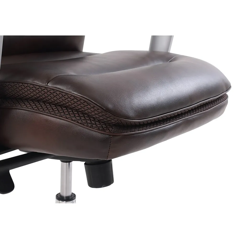 Office Chairs*Beautyrest Platinum Abott Mid-Back Task Chair, Brown (49608BR)