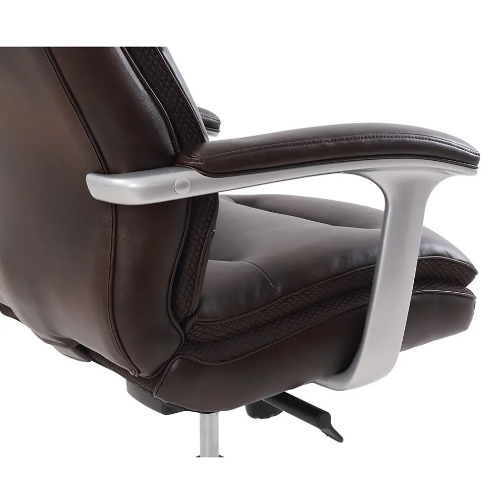 Office Chairs*Beautyrest Platinum Sofil Bonded Leather Executive Chair, (49404BR) Brown