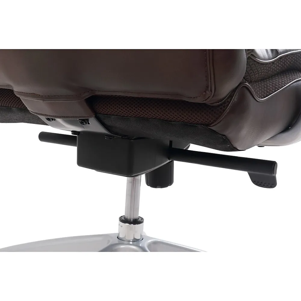 Office Chairs*Beautyrest Platinum Sofil Bonded Leather Executive Chair, (49404BR) Brown