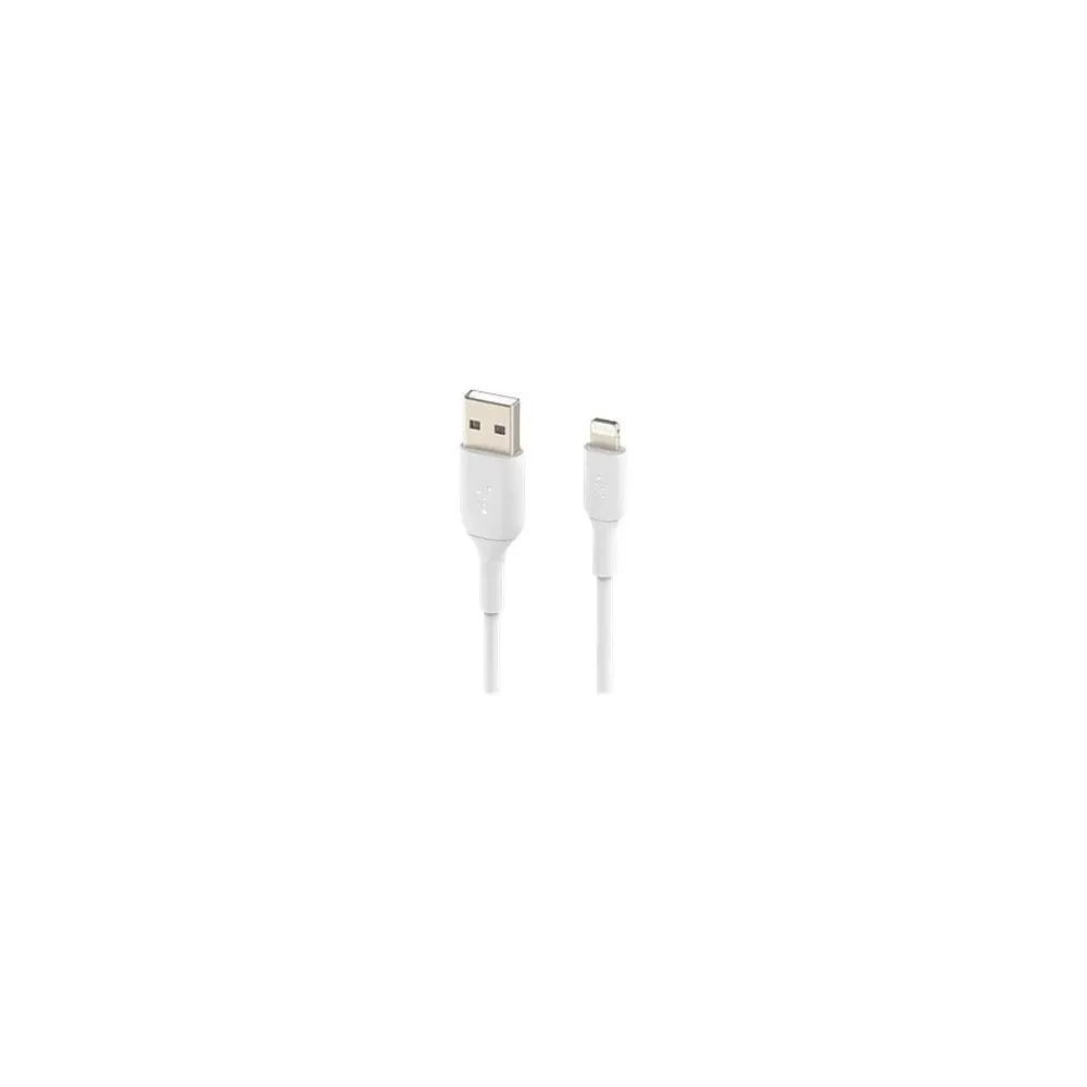 Belkin BOOST CHARGE 6.56' Lightning to USB A Cable, White (CAA001BT2MWH)