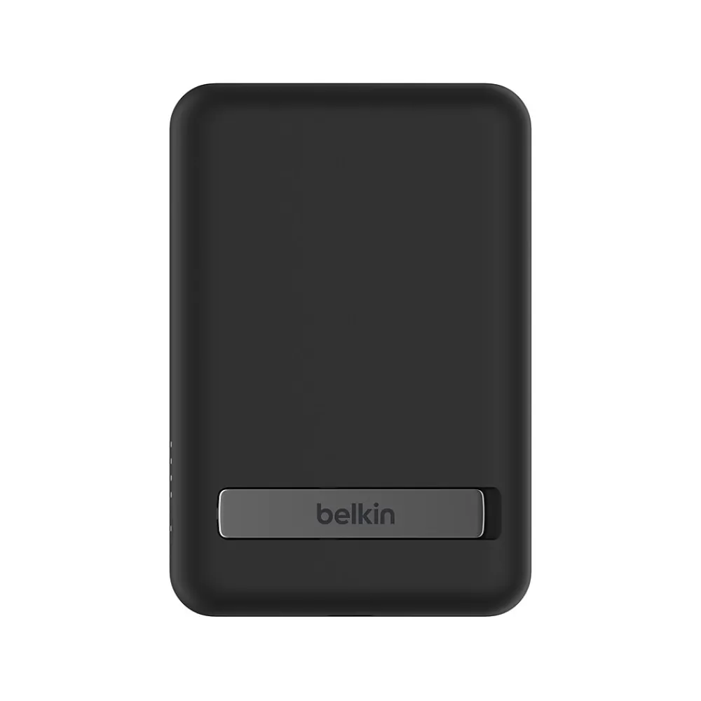 BOOST CHARGE Magnetic Wireless Power Bank for iPhone 12/13/14, 5000mAh, Black (BPD004btBK)<Belkin New