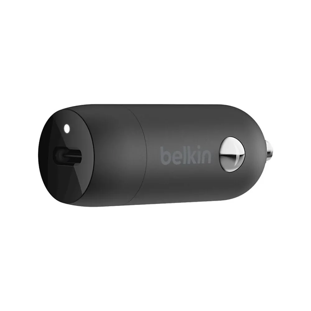 BOOST CHARGE USB Car Charger for Tablet/Cellular Phone, Black (CCA003BTBK)<Belkin Hot