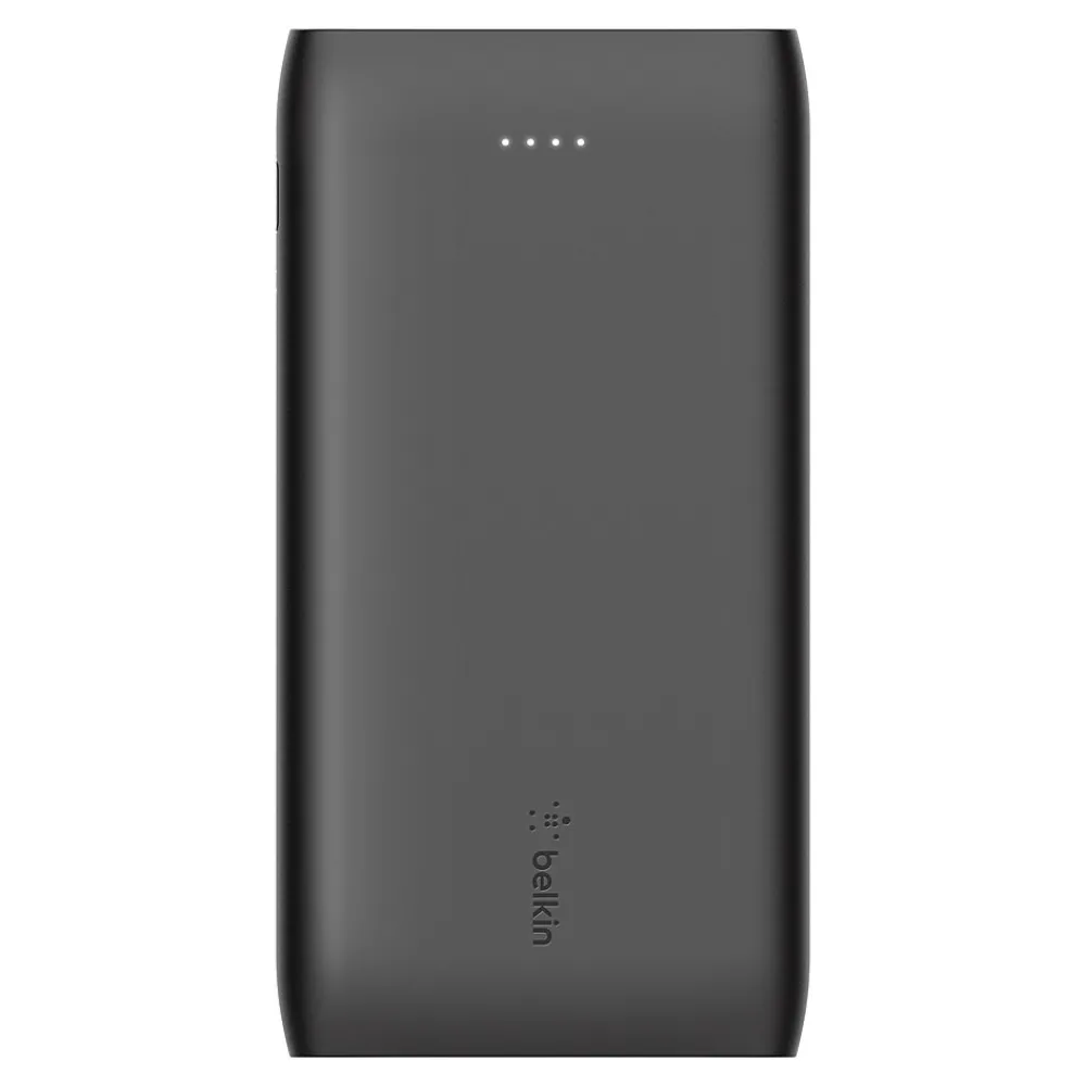 BOOST CHARGE USB-C PD Power Bank, 18W, 10,000 mAh + USB-C Cable, Black<Belkin New