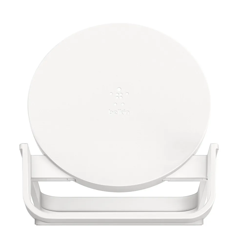BOOST CHARGE Wireless Charging Stand, 10W, White<Belkin Discount