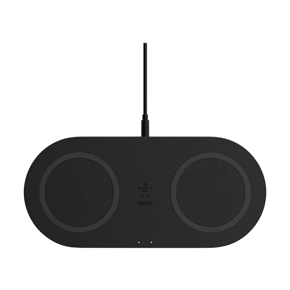 BoostCharge Dual Wireless Charging Pads, Black (WIZ002TTBK)<Belkin Outlet