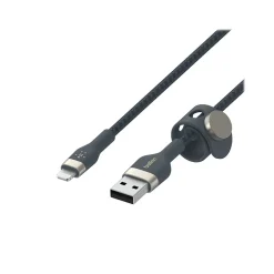 BOOST↑CHARGE PRO Flex Lightning to USB for iPhone/iPad/iPod Touch, Blue (CAA010bt2MBL)<Belkin Discount