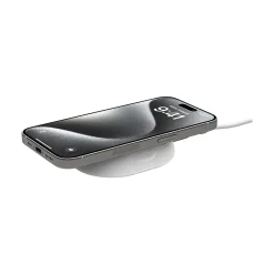 BoostCharge Pro Magnetic Wireless Charging Stand with Qi2 15W, White (WIA008ttWH)<Belkin Sale
