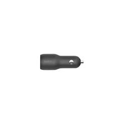 BoostCharge USB Car Charger for Portable, Black (CCB004btBK)<Belkin New