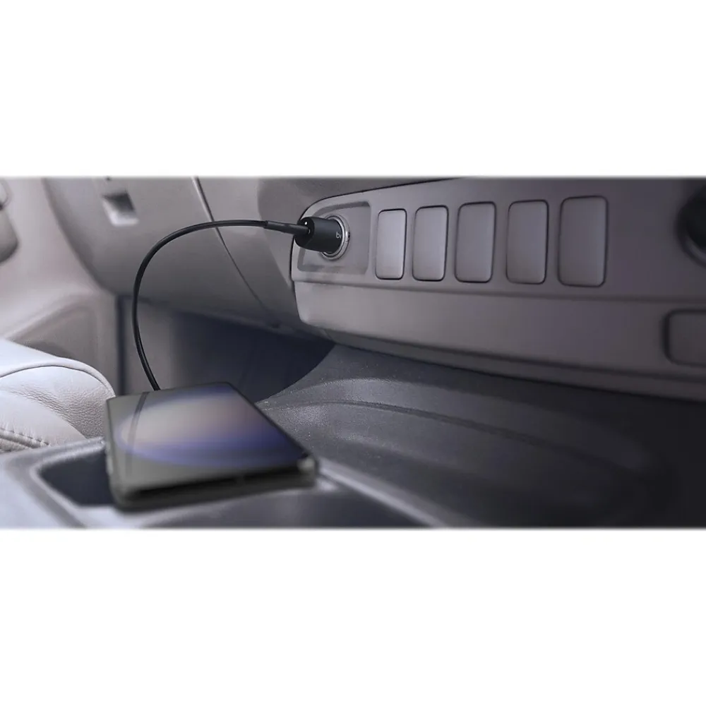 BoostCharge USB Type-C Universal Car Charger, Black (CCA004BTBK)<Belkin Online