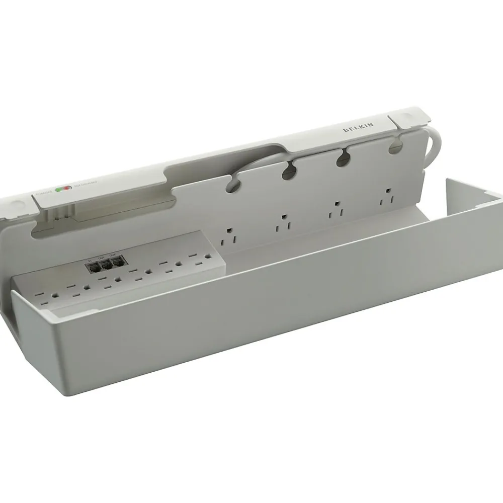 Belkin Conceal 11 Outlet Surge Protector, 6' Cord, 3195 Joules (BZ111200-06)