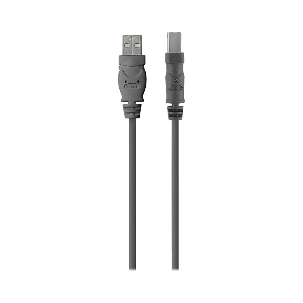 Belkin Premium Printer Cable 9.84' USB A Male/B Male, Black (F3U154BT3M)