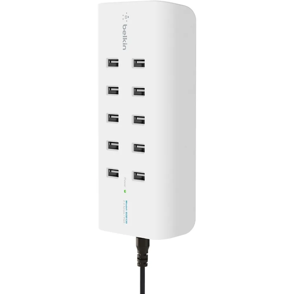 RockStar USB Charging Station for Most Smartphones, White (B2B139)<Belkin Clearance