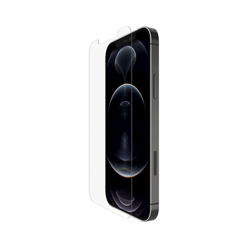 SCREENFORCE TemperedGlass Glass Screen Protector for iPhone 12/12 Pro (OVA037ZZ)<Belkin Best