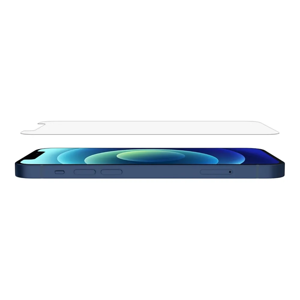 SCREENFORCE TemperedGlass Glass Screen Protector for iPhone 12/12 Pro (OVA037ZZ)<Belkin Best