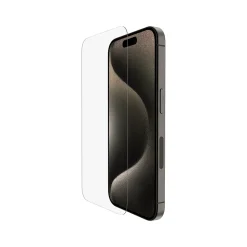 Belkin ScreenForce UltraGlass 2 Tempered Glass Screen Protector for iPhone 15 Pro (OVA133zz)