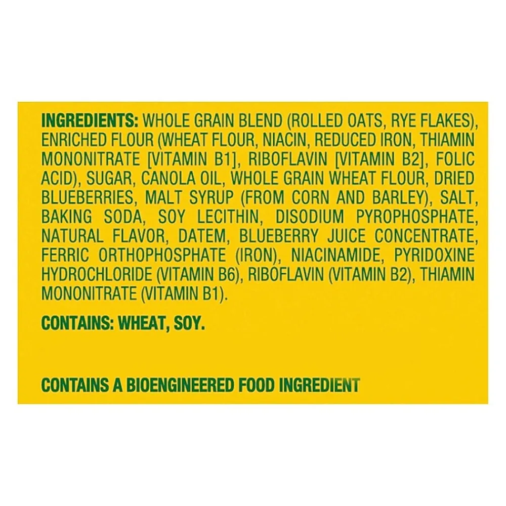 BelVita Blueberry Breakfast Bar, 1.76 oz., 8 Bars/Box (GEN02908)