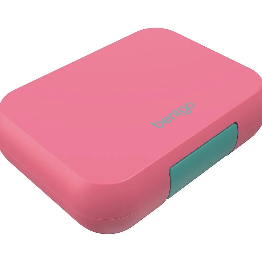 bentgo Pop Lunch Box, Bright Coral/Teal (BGOPOP-BC)