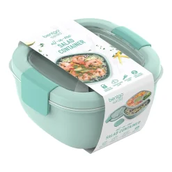 Lunch Totes & Water Bottles|bentgo Salad Container, Coastal Aqua, 54 oz. (BGOSAL-CA)