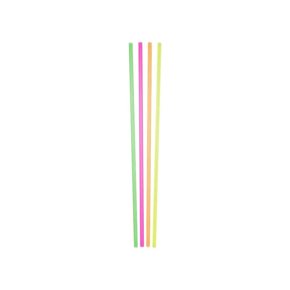 Berkley Square Neon Assorted Colors Stirrer Straws, 1000/Pack (1241202)