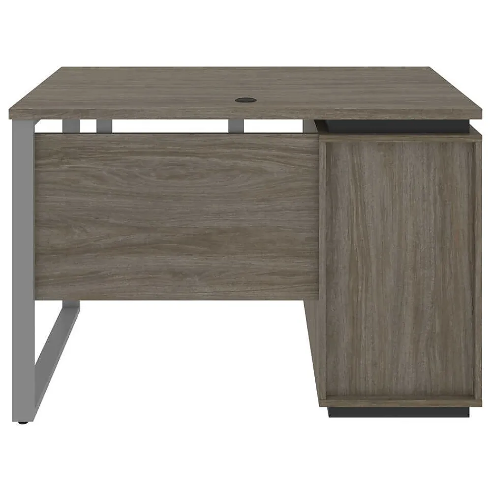 Computer Desks*bestar Aquarius Small 44" Computer Desk, Walnut Gray/Slate (114401-000035)