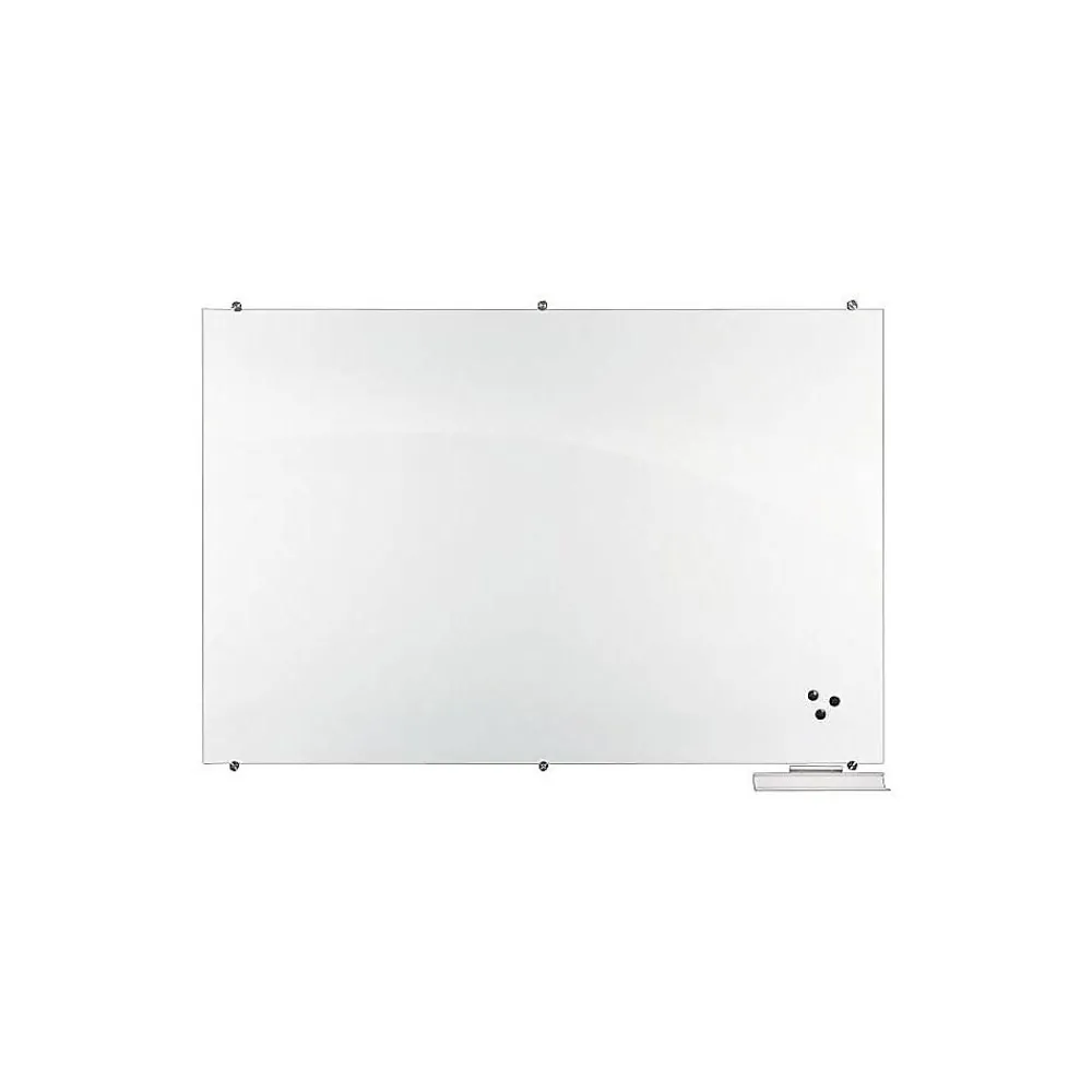 Dry Erase*Best-Rite Visionary Glass Dry-Erase Whiteboard, 3' x 2' (83843)