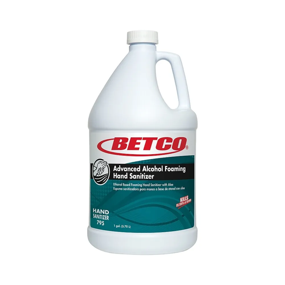 Advanced 70% Alcohol Foaming Hand Sanitizer with Aloe, Citrus Scent, 128 oz., 4/Carton (7950400)<Betco Clearance