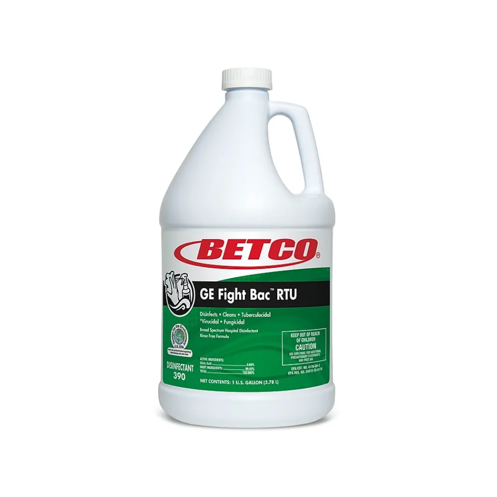 GE Fight Bac RTU Disinfectant, Fresh, 128 Oz., 4/CT (3900400)<Betco Outlet