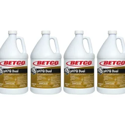 pH7Q Dual Disinfectant Liquid Bottle, Pleasant Lemon, 128 oz., 4/Carton (35504-00)<Betco Hot