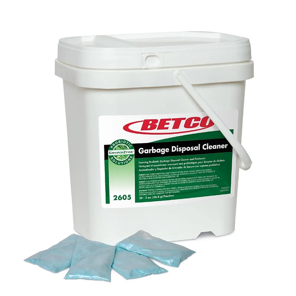 Probiotic Garbage Disposal Cleaner, Fruity Scent, 2 oz Packet, 30/Carton (BET2605P5700)<Betco Best