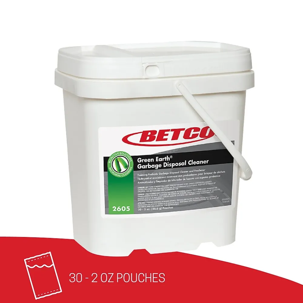 Probiotic Garbage Disposal Cleaner, Fruity Scent, 2 oz Packet, 30/Carton (BET2605P5700)<Betco Best
