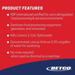 Simplicity Sanibet Multi-Range Sanitizer Disinfectant Deodorizer, 67.6 oz., 4/Carton (BET2374700)<Betco Online