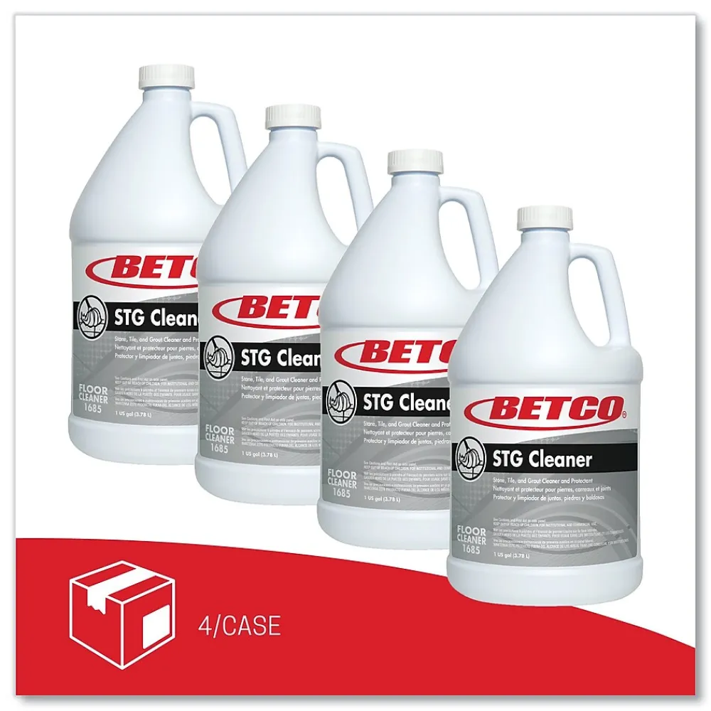 Stone, Tile, Grout Cleaner and Protectant, Pleasant Scent, 1 Gal. Bottle, 4/Carton (BET16850400)<Betco Hot