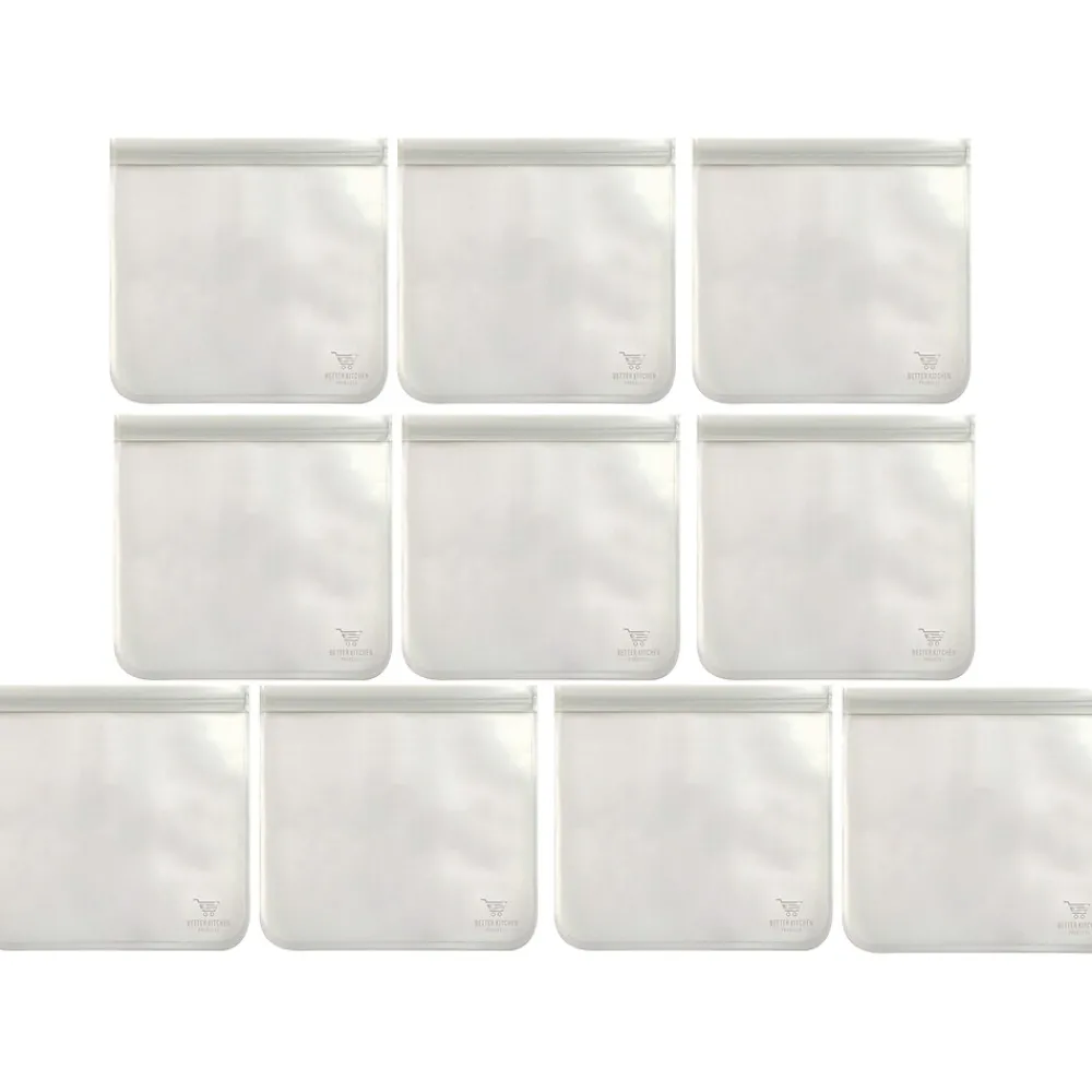 Better Office Lay-Flat Sandwich Bags, Clear, 10/Pack (97260-10PK)
