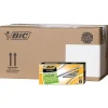 Pens|BIC Round Stic Xtra Life Ballpoint Pens, Medium Point, Black Ink, 432/Carton (GSM11BLKCT)
