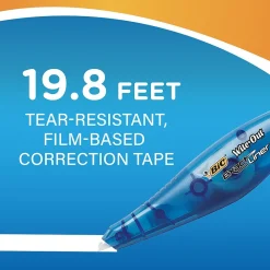 Correction & White-Out|BIC Wite-Out Exact Liner Correction Tape, White, 10/Pack (WOELP10)