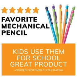Pencils|BIC Xtra Strong Mechanical Pencils, 0.9mm, #2 Hard Lead, 24/Pack (MPLWP241-BLK)