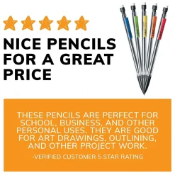 Pencils|BIC Xtra-Smooth Mechanical Pencil, 0.7mm, #2 Medium Lead, 40/Pack (MPP40MJ-BLK)