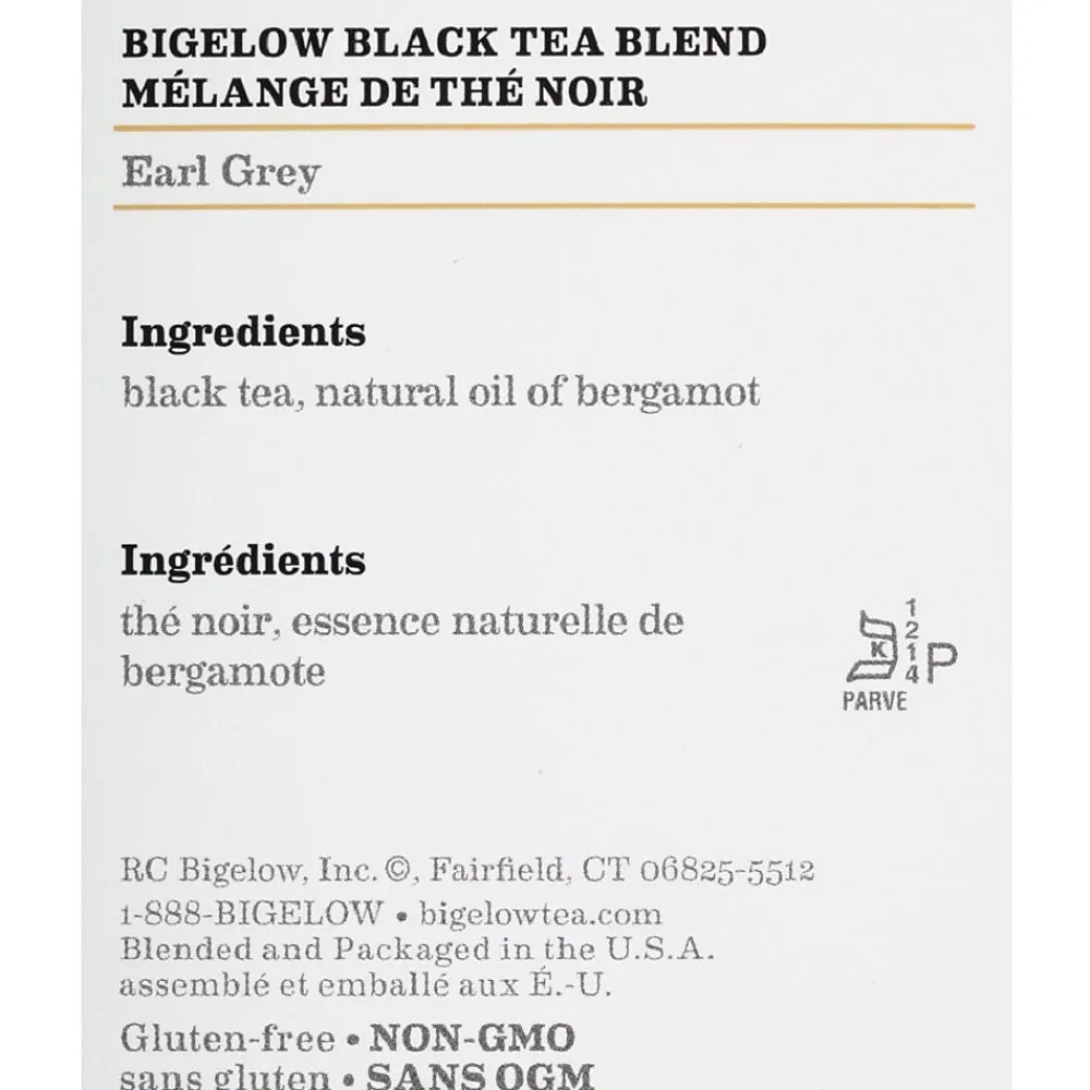 Bigelow Earl Grey Tea Bags, 28/Box (003481)