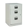 File Cabinets*Bisley ® Three Drawer Steel Home Filing Cabinet, Light Gray